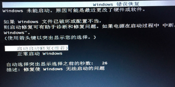 win7无法进入系统和安全模式 win7系统崩溃进不了安全模式