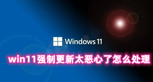 win11强制更新太恶心了怎么处理 win11禁止自动更新的方法分享