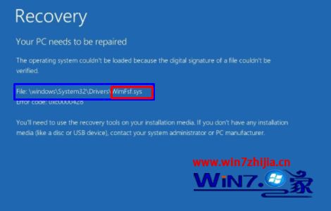 win10出现蓝屏提示0xc0000428无法验证此文件的数字签名如何修复