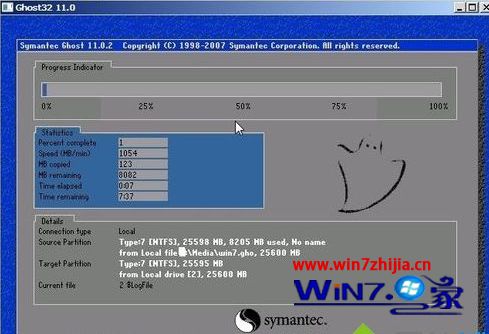 ghost安装win10进度到一般提示decompression error怎么解决