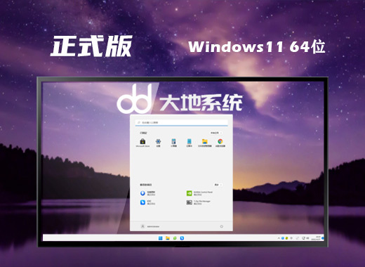 大地系统win11最新系统64位下载 win11系统iso镜像文件下载