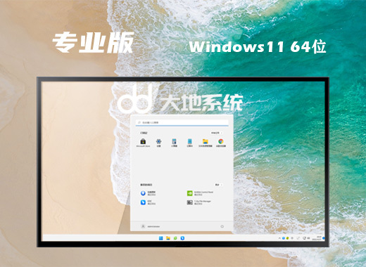 大地系统win11最新专业版系统下载 windows11系统ghost免费镜像文件下载