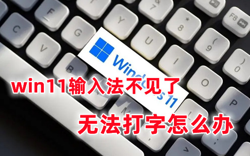 win11输入法不见了无法打字怎么办 win11输入法打不了中文怎么办