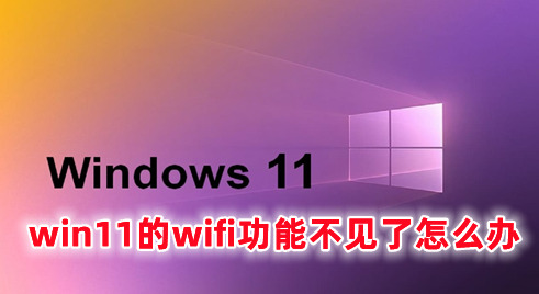 win11的wifi功能不见了怎么办 win11连接wifi的选项突然消失的解决办法