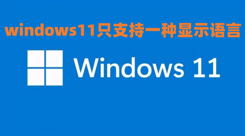 windows11只支持一种显示语言怎么办 win11单语言版怎么改语言