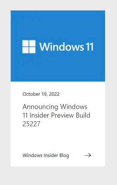 微软Win11 Dev预览版25227发布