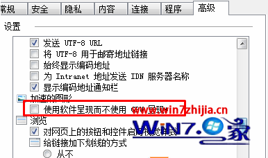 勾上“使用软件呈现而不是使用GPU呈现”