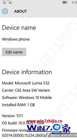 Win10 Mobile Redstone版本14267.1004稳定版截图曝光：即将推送